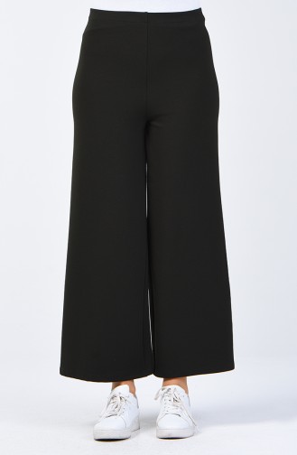 Wide Leg Pants 1116-04 Dark Green 1116-04