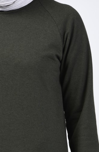 Sweatshirt Khaki Foncé 3151-11