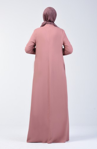 Buttoned Dress 8188-03 Dry Rose 8188-03