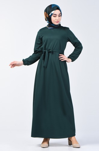 Robe Hijab Vert emeraude 2009-04