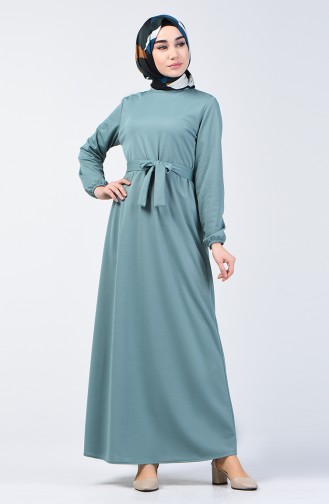 Robe Hijab Vert noisette 2009-05
