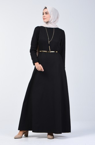 Black İslamitische Jurk 6450-03