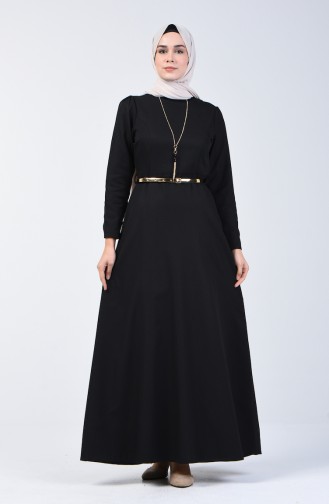 Black İslamitische Jurk 6450-03