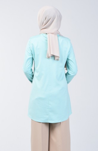 Plain Tunic 3178TNK-01 Aqua Green 3178TNK-01