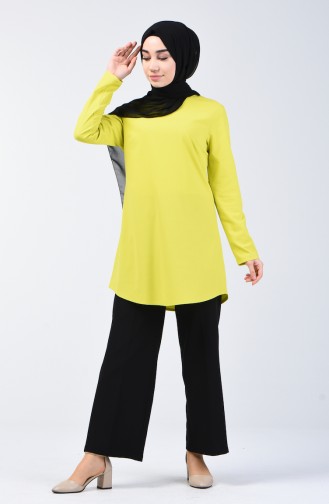 Plain Tunic 3182TNK-01 Neon Green 3182TNK-01