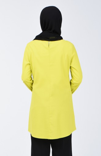 Düz Tunik 3182TNK-01 Neon Yeşili