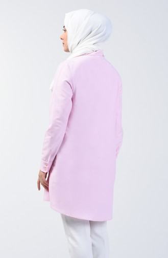 İncili Gömlek Tunik 6256-01 Pembe