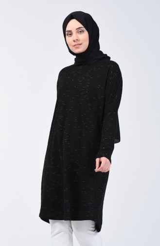 Mevsimlik Tunik 8007-01 Siyah 8007-01