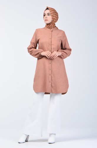 Elastic Corded Tunic 0270-07 Cinnamon 0270-07