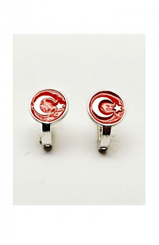 Children Earrings ÇMKP001 White 001