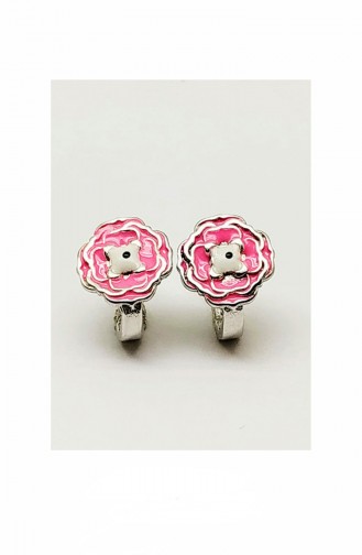 Boucles D oreilles Pour Enfants ÇMKP004 Blanc 004