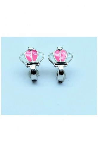 Boucles D oreilles Pour Enfants ÇMKP007 Blanc 007