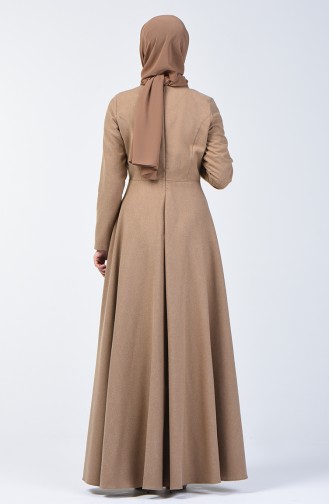 Robe Avec Collier  5132-05 Beige 5132-05