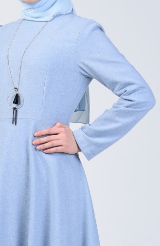 Dress with Necklace 5132-06 Baby Blue 5132-06