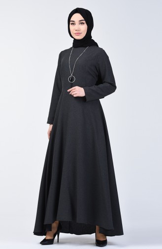 Robe Avec Collier 5132-01 Anthracite 5132-01