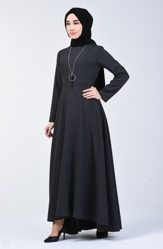 Dress with Necklace 5132-01 Anthracite 5132-01