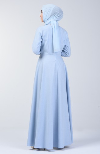 Dress with Necklace 5132-12 Ice Blue 5132-12