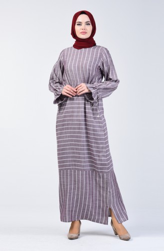 Robe Hijab Bordeaux 4500-01