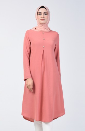 A Pile Crepe Tunic 0119-08 Rose Dry 0119-08