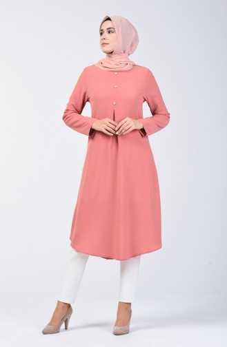 A Pile Crepe Tunic 0119-08 Rose Dry 0119-08