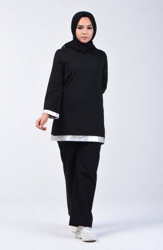 Black Tracksuit 6002-03