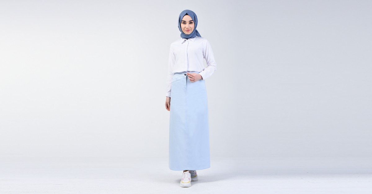 02 denim skirt