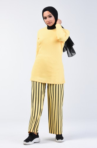 Ensemble Deux Pieces Tunique Pantalon 1959-04 Jaune 1959-04