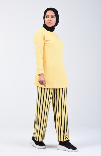 Ensemble Deux Pieces Tunique Pantalon 1959-04 Jaune 1959-04