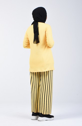 Ensemble Deux Pieces Tunique Pantalon 1959-04 Jaune 1959-04