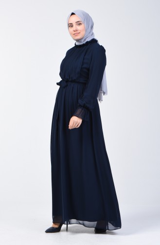 Robe Manches élastique 81594-06 Bleu Marine 81594-06