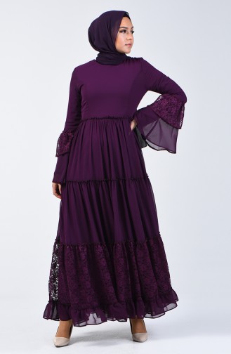 Robe Hijab Plum 81674-04