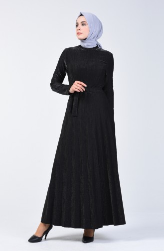 Faltenkleid  5115-05 Schwarz 5115-05