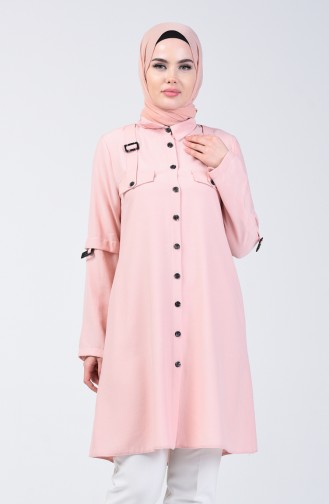 Buttoned Tunic 1312-01 Powder 1312-01