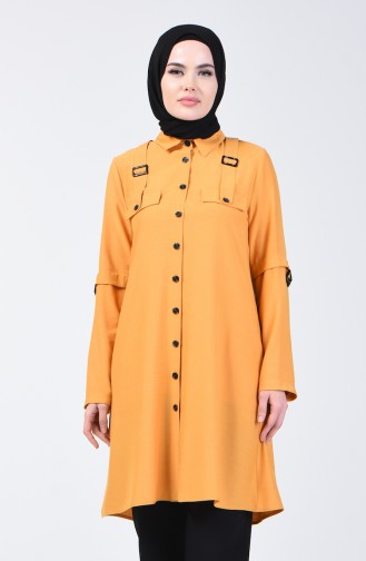 Buttoned Tunic 1312-04 Mustard 1312-04