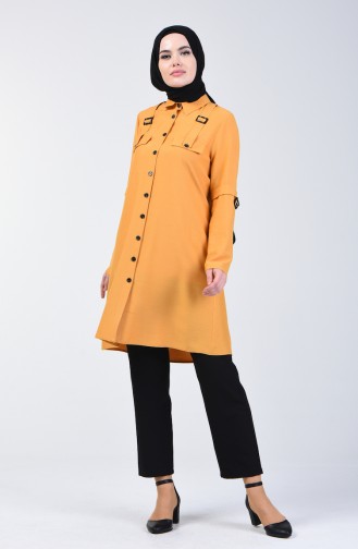 Buttoned Tunic 1312-04 Mustard 1312-04