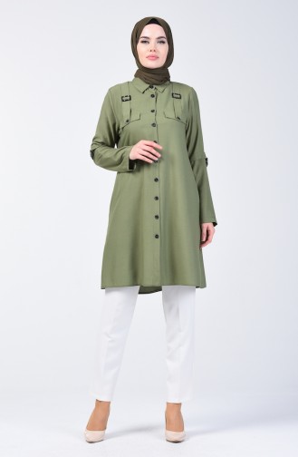 Buttoned Tunic 1312-06 Khaki 1312-06