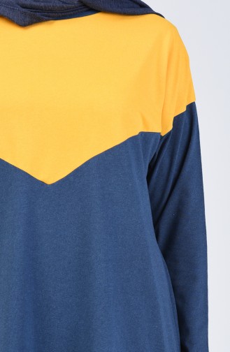 Basic Tunic 5005-03 Indigo Yellow 5005-03