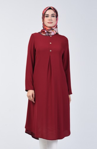 A Pile Krep Tunik 0119-03 Bordo 0119-03