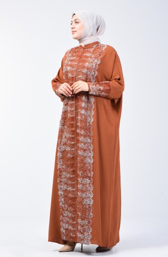 Fledermausarmel Abendkleid 9Y3929400-02 Tabak 9Y3929400-02