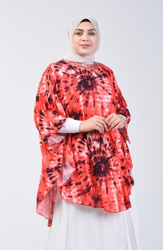 Poncho Plissée 9Y6958501-05 Corail 9Y6958501-05