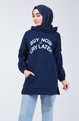 Navy Blue Sweatshirt 1300-03