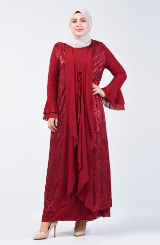 Ensemble Deux Pieces Robe de Soirée  9Y6965601-01 Bordeaux 9Y6965601-01