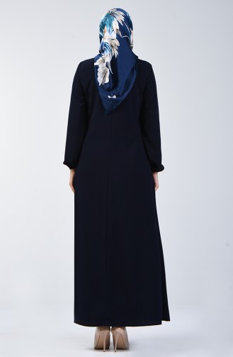 فستان أزرق كحلي 0120-06