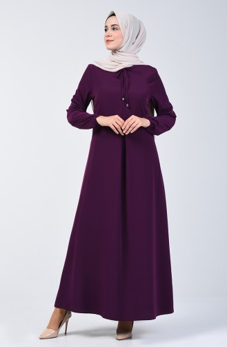 Purple İslamitische Jurk 0120-08