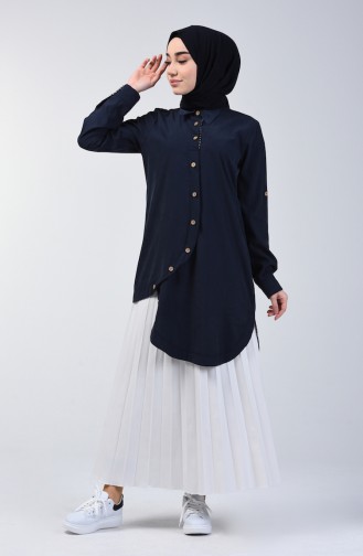 Navy Blue Tuniek 4701-01