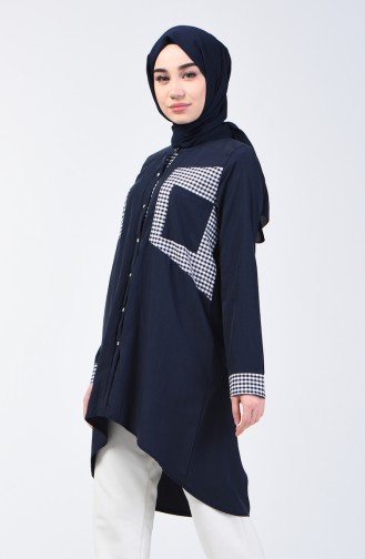 Navy Blue Tunics 4703-01