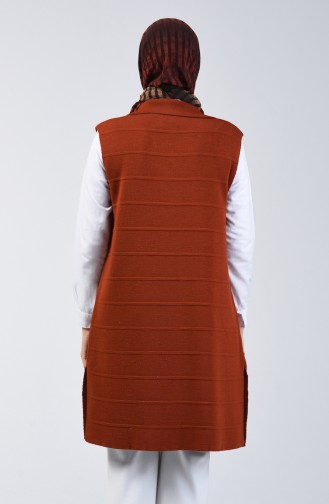 Knitwear Vest with Pockets 4205-01 Tile 4205-01