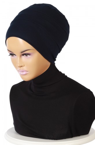 Combed Bonnet B0035-01 Navy Blue 0035-01