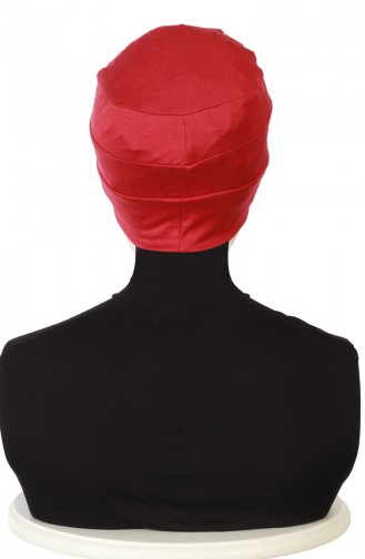 Combed Bonnet B0035-03 Claret Red 0035-03