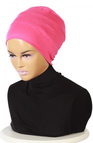 Gekämmter Bonnet  B0035-10 Fuchsia 0035-10